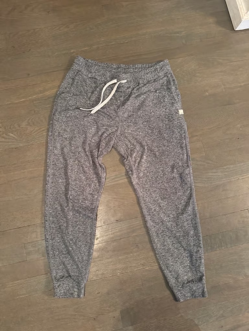 Kids Cozy Gray Jogger Sweatpants with Drawstring